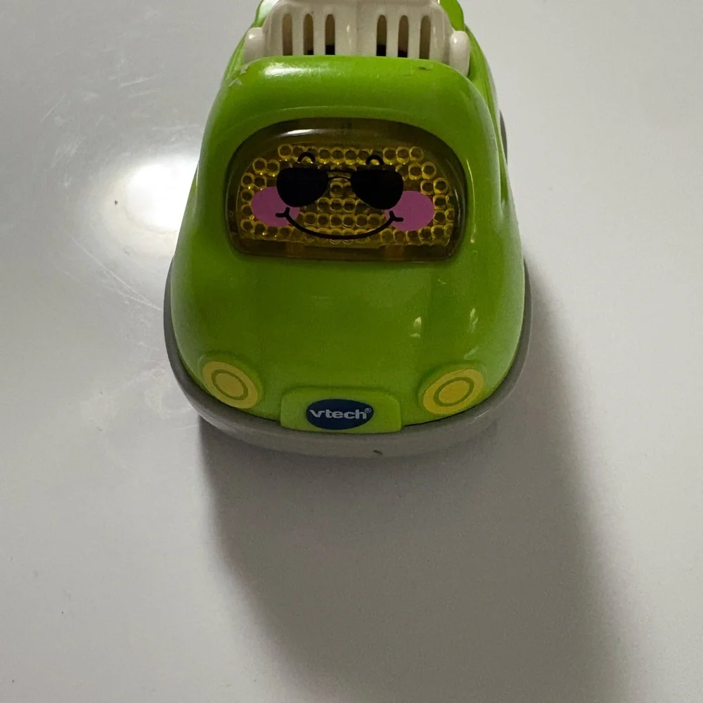 Vibrant Green Convertible Toy Car